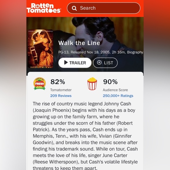 PreOwned Walk The Line Full Screen DVD . - Picture 10 of 10